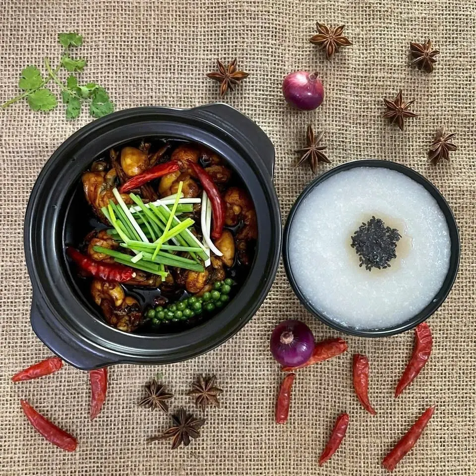 Hình ảnh Cháo Ếch 1 Con ( Cháo mè )