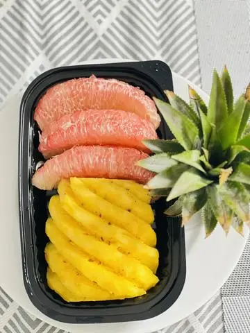 Hình ảnh Bưởi, xoài keo cắt sẵn 350g (muối)