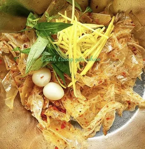 Hình ảnh dẻo trộn khô bò đỏ 2 trứng cút