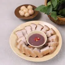 Hình ảnh Cơm Thịt Luộc Cà Pháo Mắm Tôm