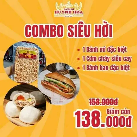 Hình ảnh Combo 1: 1 bánh mì+ 1 cơm cháy siêu cay + 1 bánh bao