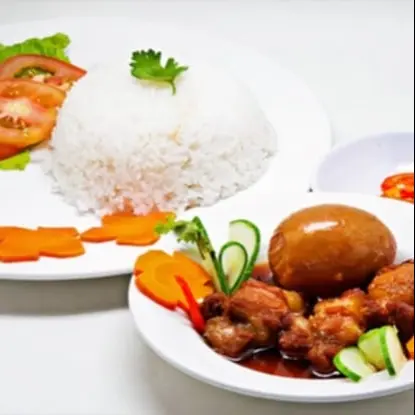 Hình ảnh Cơm Thịt Kho Tầu(Tặng ly trà tắc ) 