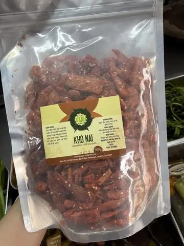 Hình ảnh khô nai túi zip 500g