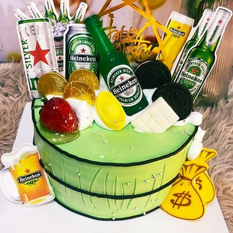 Hình ảnh bánh kem mẫu nam 20cm mã 08