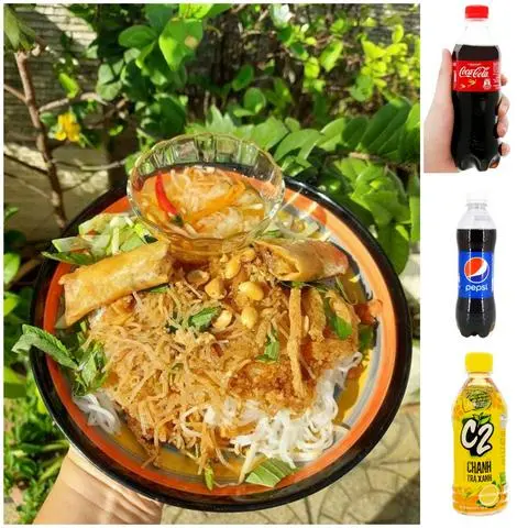 Hình ảnh Bún bì - Coca chai/ Pepsi/7up
