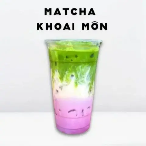Hình ảnh Latte Matcha Khoai Môn Tím (700ml)