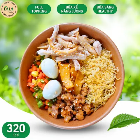 Hình ảnh Cơm lứt muối mè full topping ( Sáng , xế )