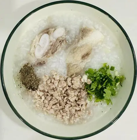 Hình ảnh Cháo sườn thịt băm