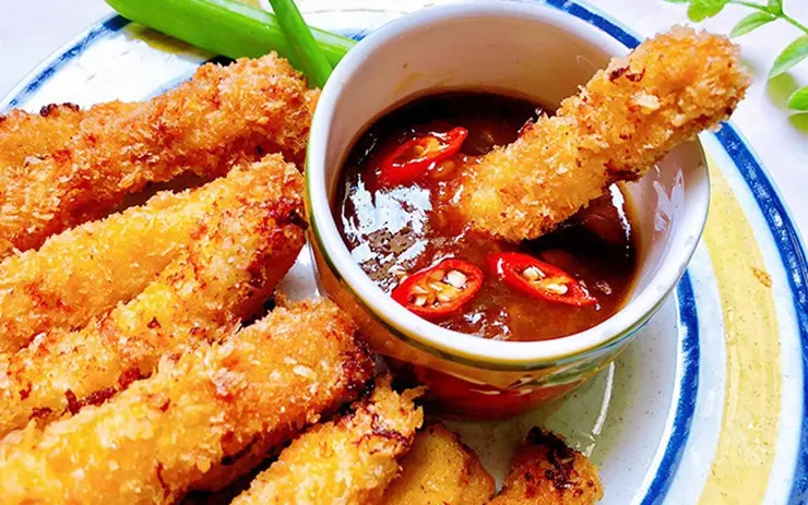 Hình ảnh Thịt Heo Chiên Xù Sốt Chua Ngọt 