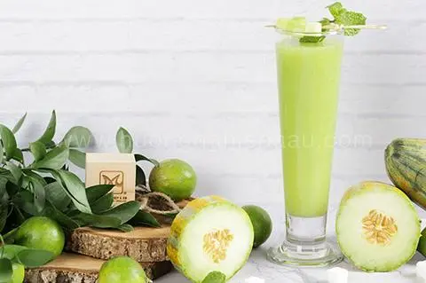 Hình ảnh Sinh tố dưa gang 