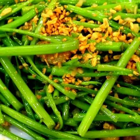Hình ảnh Rau muốn xào tỏi