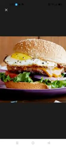 Hình ảnh Hamburger .2 bò. 1trứng. 1 phô mai