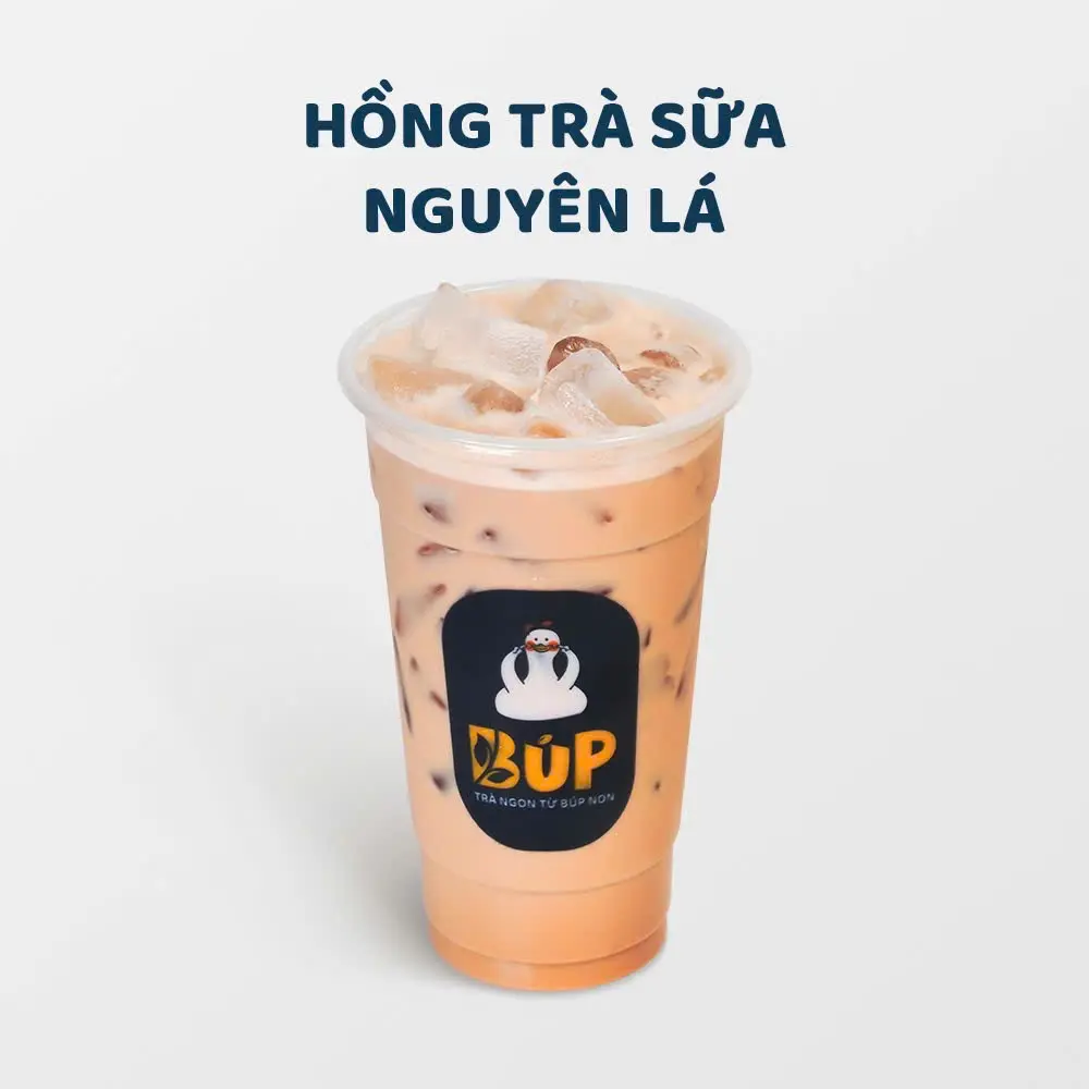 Hình ảnh Hồng trà sữa nguyên lá