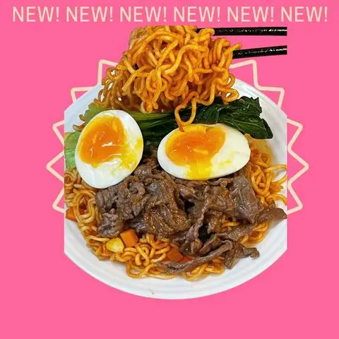 Hình ảnh Mì trộn (bò + trứng)