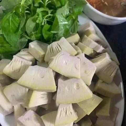 Hình ảnh Mít luộc chấm mắm