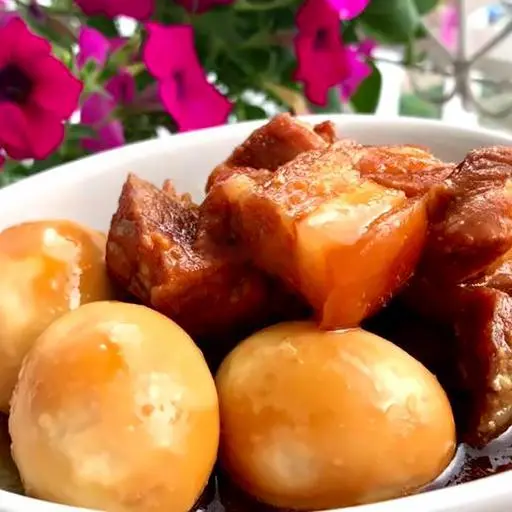 Hình ảnh Cơm thịt kho trứng