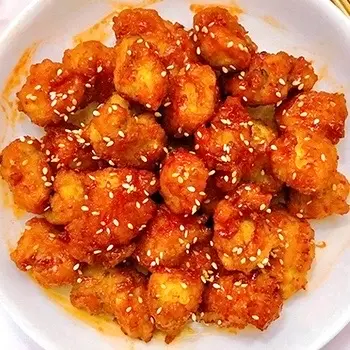 Hình ảnh Gà Viên Không Xương sốt Tương Tỏi
