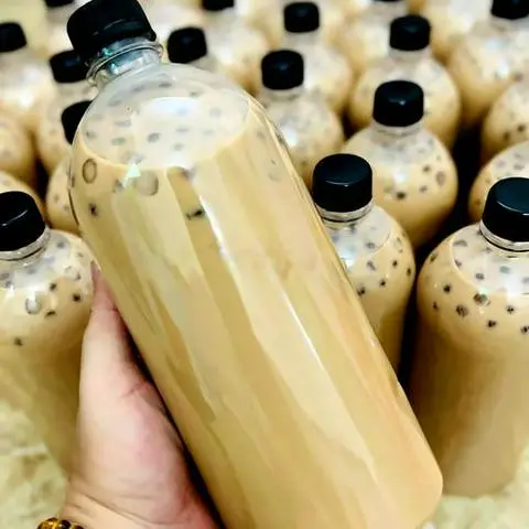Hình ảnh Trà sữa trân châu 3Q chai 1L