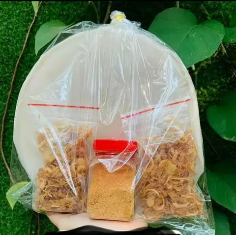 Hình ảnh Set 200gr bánh tráng tròn phơi sương - muối hành phi