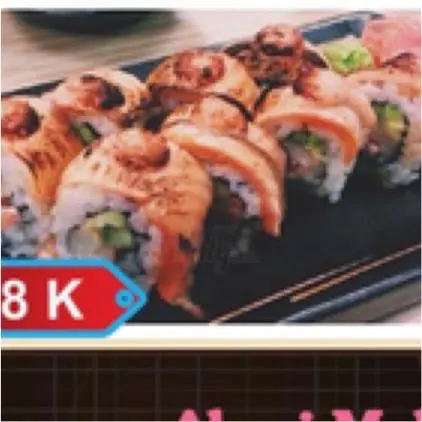 Hình ảnh Maguro aburi maki