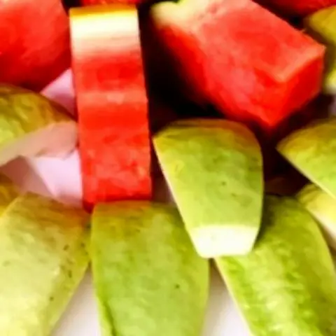Hình ảnh Ổi - Dưa Hấu    500g - Muối Tôm