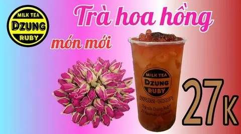 Hình ảnh trà hoa hồng