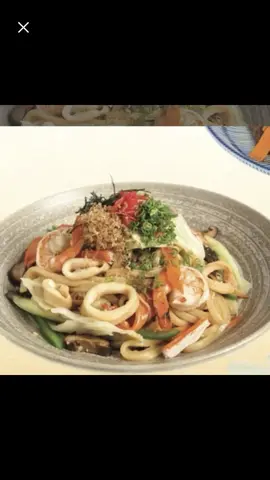 Hình ảnh Mì Udon Xào Hải Sản