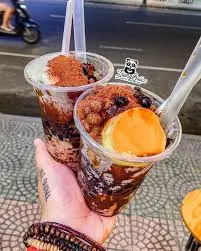 Hình ảnh Milo Dầm Trân Châu Đường Đen, Ngũ Cốc Milo, Bánh Flan Sữa Tươi