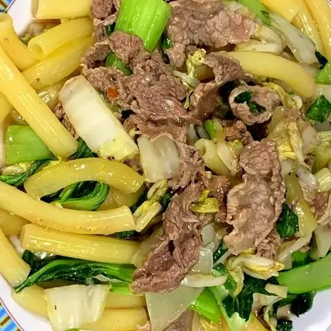Hình ảnh Nui xào bò