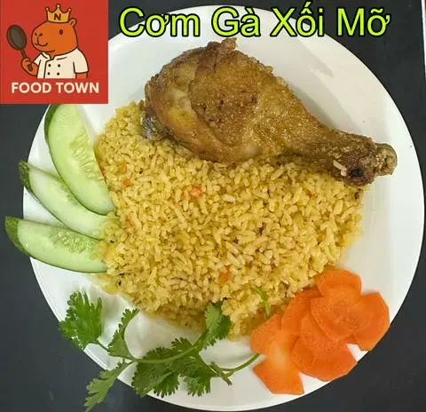 Hình ảnh Cơm gà xối mỡ