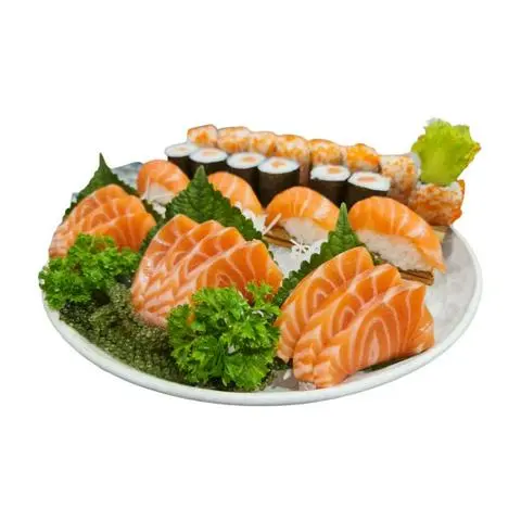 Hình ảnh Combo Cá  Hồi -  Salad  Bạch Tuộc