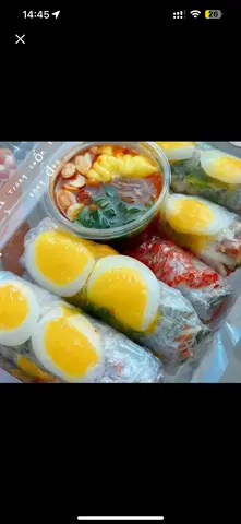 Hình ảnh 10 cuốn lòng đào, bơ trứng, khô bò