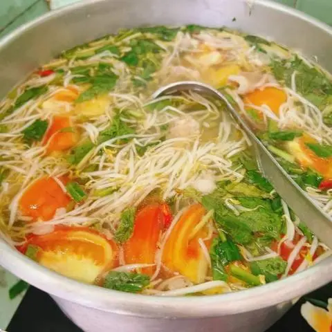 Hình ảnh canh chua đầu cá hú không cơm 