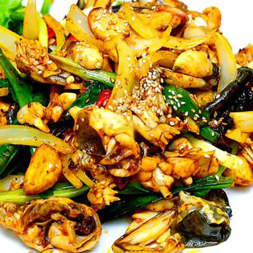 Hình ảnh Cơm ếch xào sả ớt