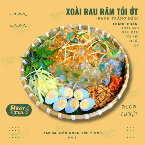 Hình ảnh Dẻo Xoài Rau Răm Tỏi Ớt (3 Trứng)