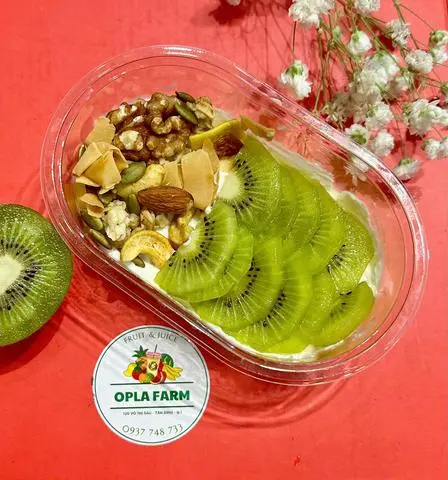 Hình ảnh (G7) Kiwi - sữa chua Hy Lạp - hạt dinh dưỡng