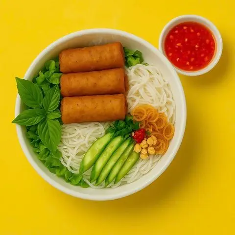 Hình ảnh Bún chả giò siêu ngon