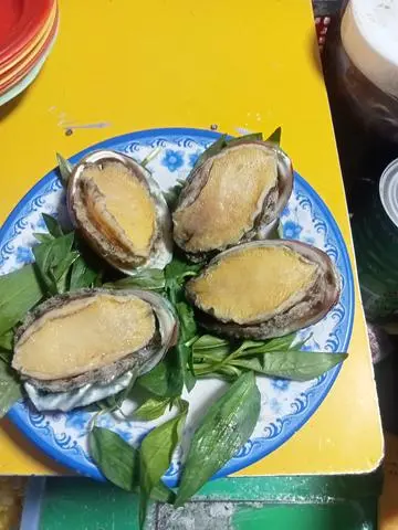 Hình ảnh bào ngư nướng mỡ hành / 1 con