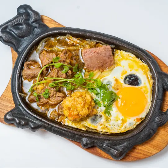 Hình ảnh bò né trứng xíu mại