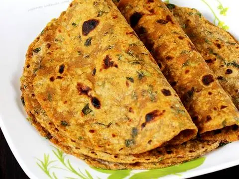 Hình ảnh Onion Paratha ( Bánh Hành Tây Chiên Bơ)