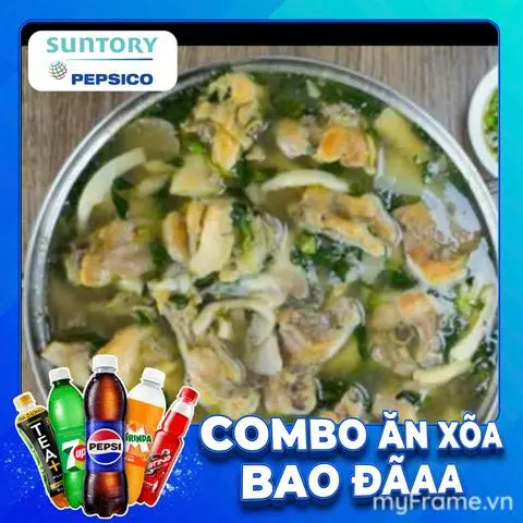 Hình ảnh Combo lẩu gà lá e 2 người + nước ngọt SPVB