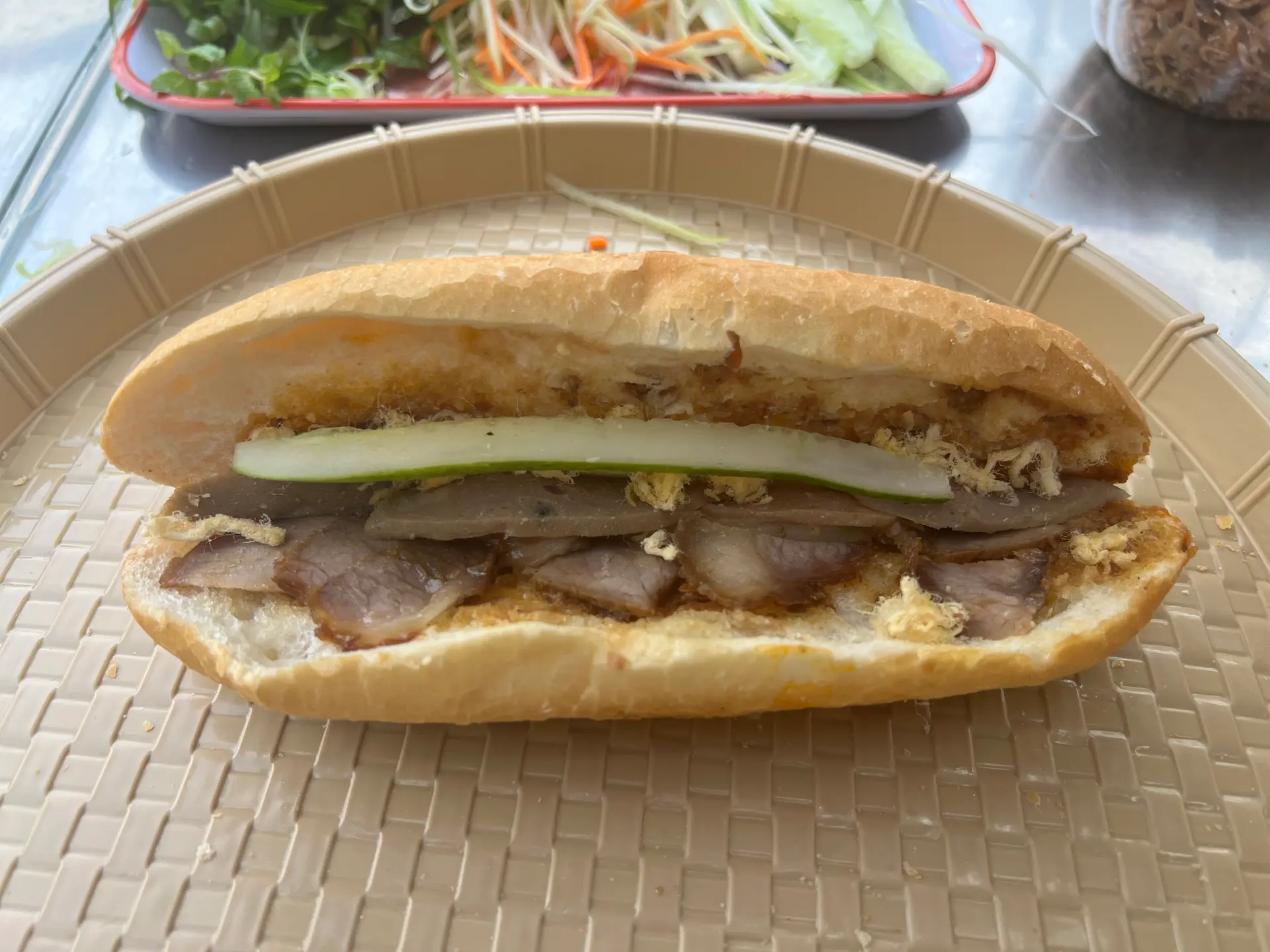 Hình ảnh Bánh mì chả cho em bé