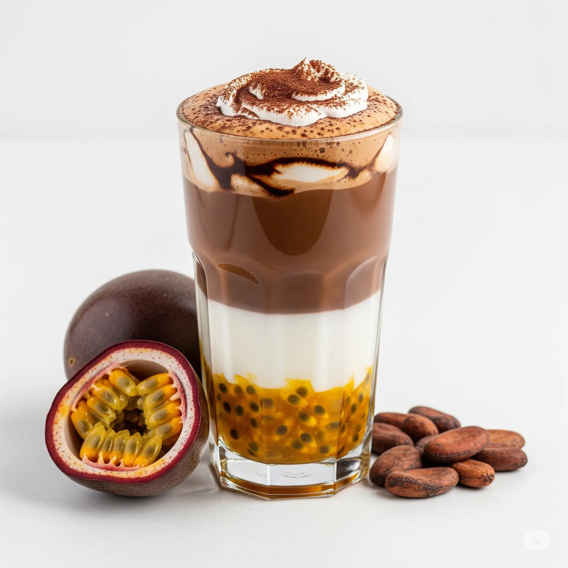 Hình ảnh Cacao chanh dây latte 
