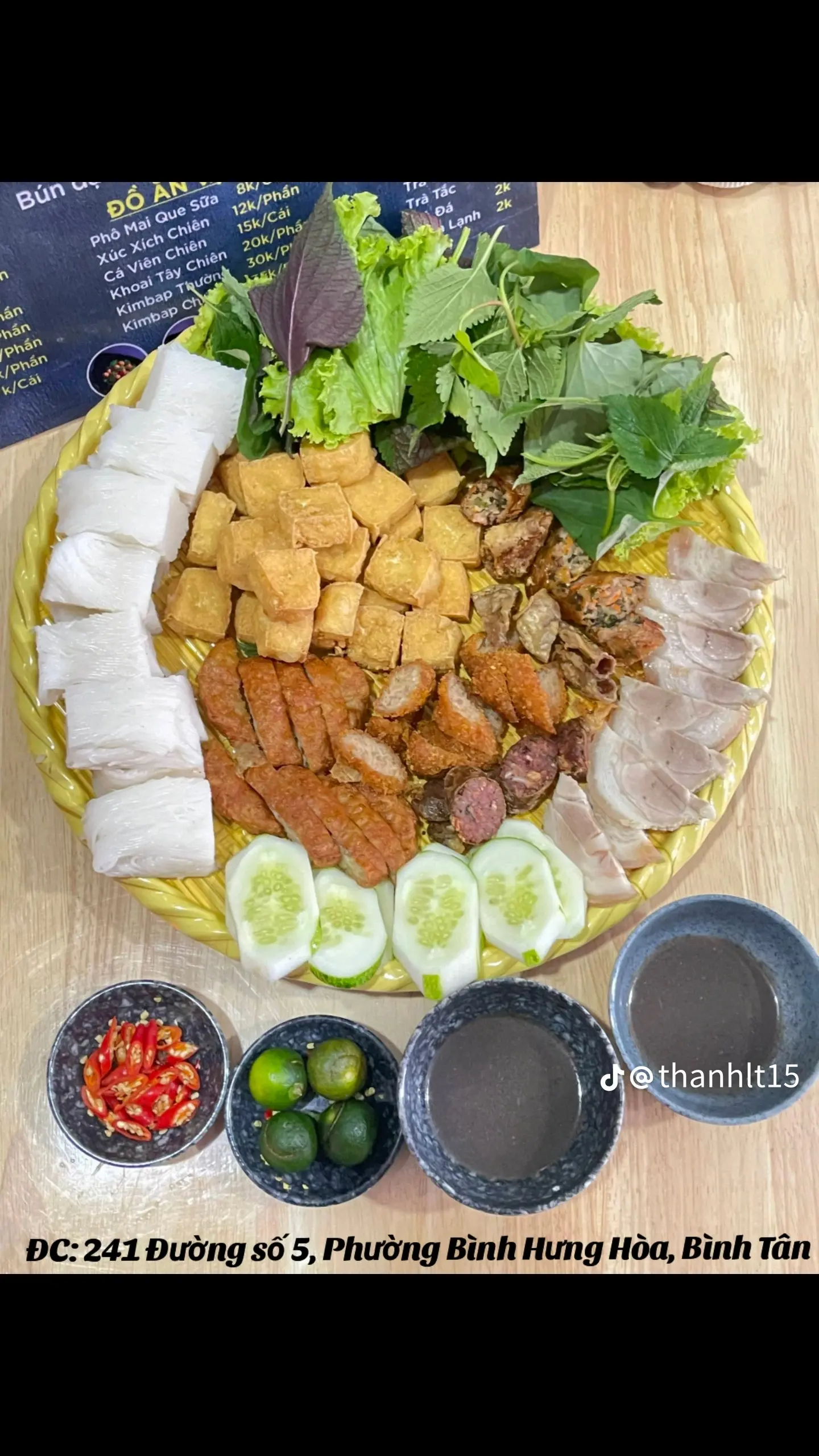 Hình ảnh Bún đậu mẹt 2 người