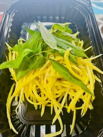 Hình ảnh xoài bào sợi 