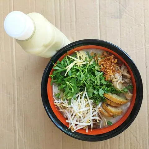 Hình ảnh Combo 1 Cháo Chay và 1 Chai Sữa Đậu Nành 330ml