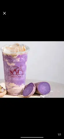 Hình ảnh Trà sữa sốt khoai môn nghiền 