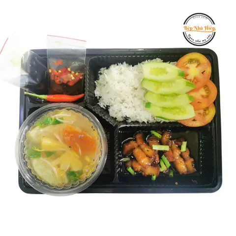 Hình ảnh Cơm thịt kho tiêu