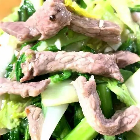 Hình ảnh Cơm trắng bò xào