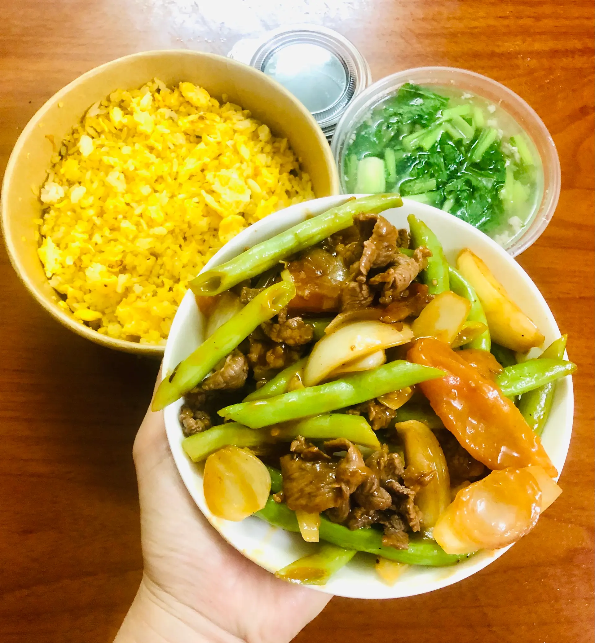 Hình ảnh Cơm Rang Đậu Que Xào Bò Đặc Biệt ( Hạt Giòn )